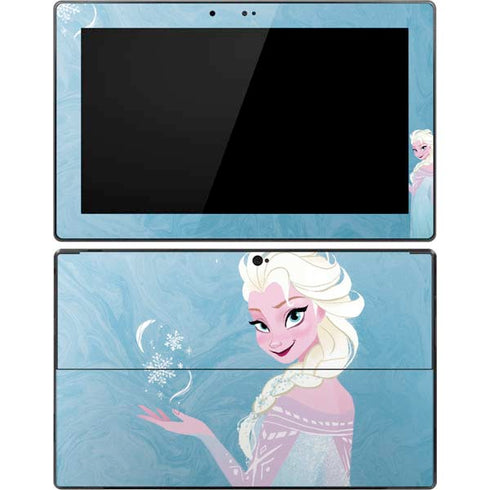 Disney Frozen Ice Blue Elsa Art Surface Pro Tablet Skin